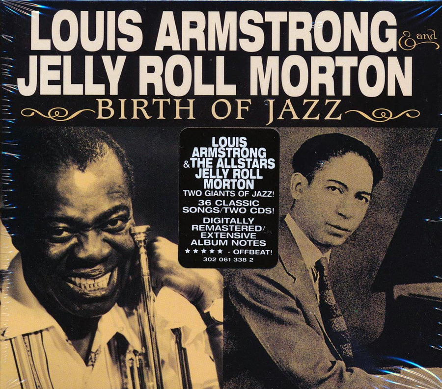 Louis Armstrong, Jelly Roll Morton - Birth Of Jazz (36 tracks) (2xCD) (remastered) -- CD