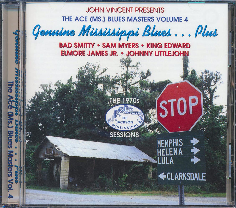 Elmore James, Bad Smitty, Sam Myers, Etc. - John Vincent Presents Genuine Mississippi Blues Plus: The Ace (Ms.) Blues Masters Volume 4 -- CD