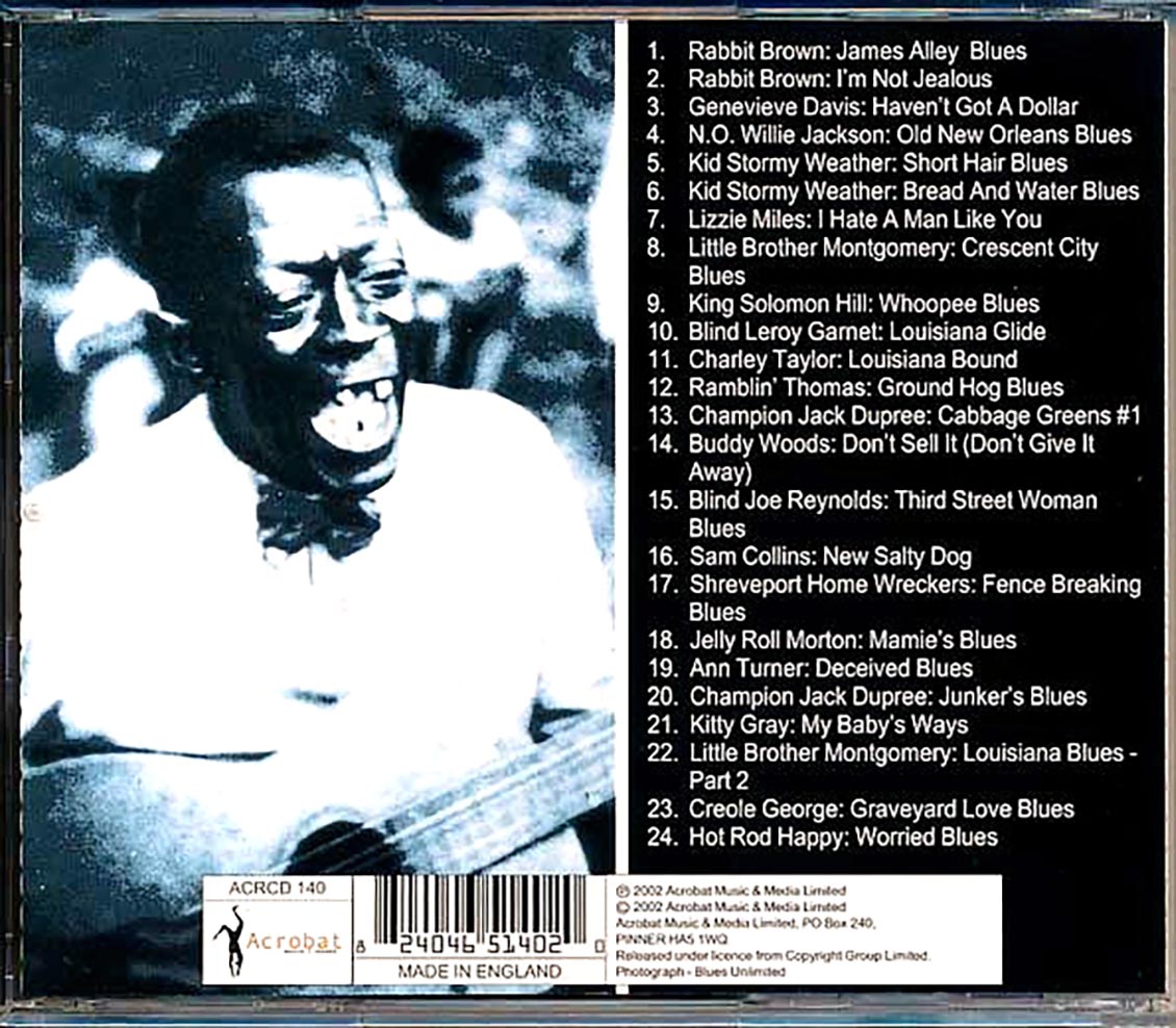 Jelly Roll Morton, Rabbit Brown, Kid Stormy Weather, Etc. - New Orleans Blues - CD, CD