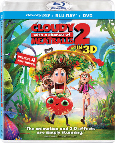 Cloudy With A Chance Of Meatballs 2, Cloudy With A Chance Of Meatballs 2, BLU-RAY 3-D