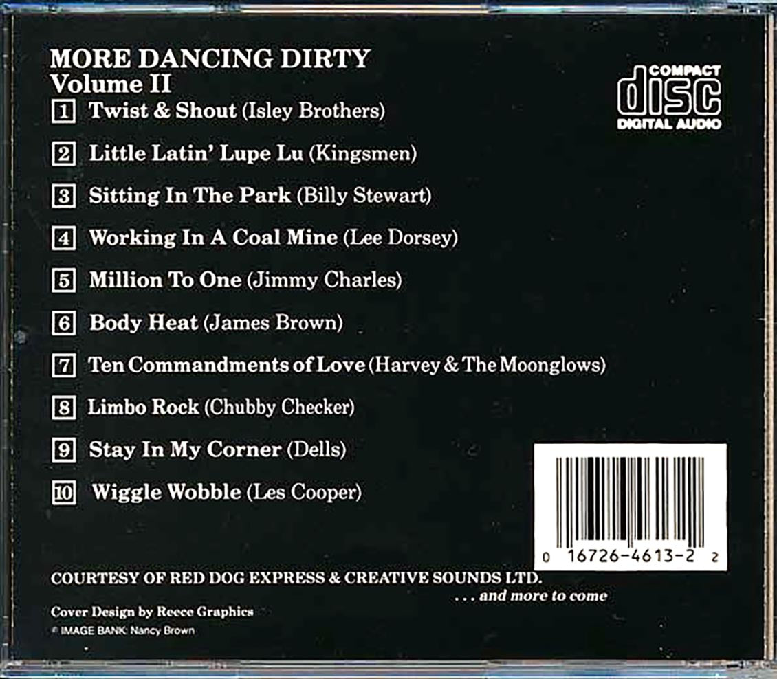 Lee Dorsey, The Dells, Chubby Checker, The Isley Brothers, Etc. - More Dancing Dirty Volume 2 - CD, CD