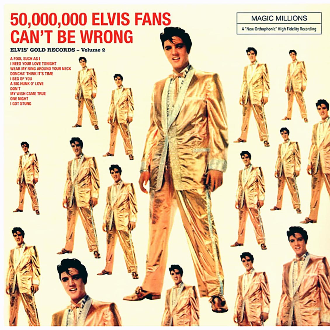 Elvis Presley - 50,000,000 Elvis Fans Can't Be Wrong: Elvis' Gold Records Volume 2 (180g) - Vinyl LP