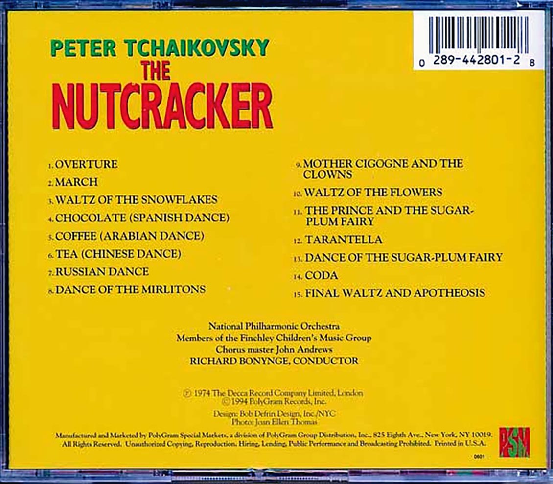 Tchaikovsky - The Nutcracker - CD, CD