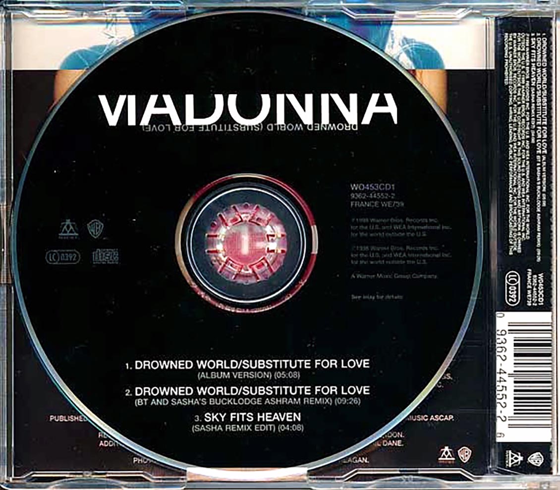 Madonna - Drowned World (Substitute For Love) (3 Track EP) - CD, CD