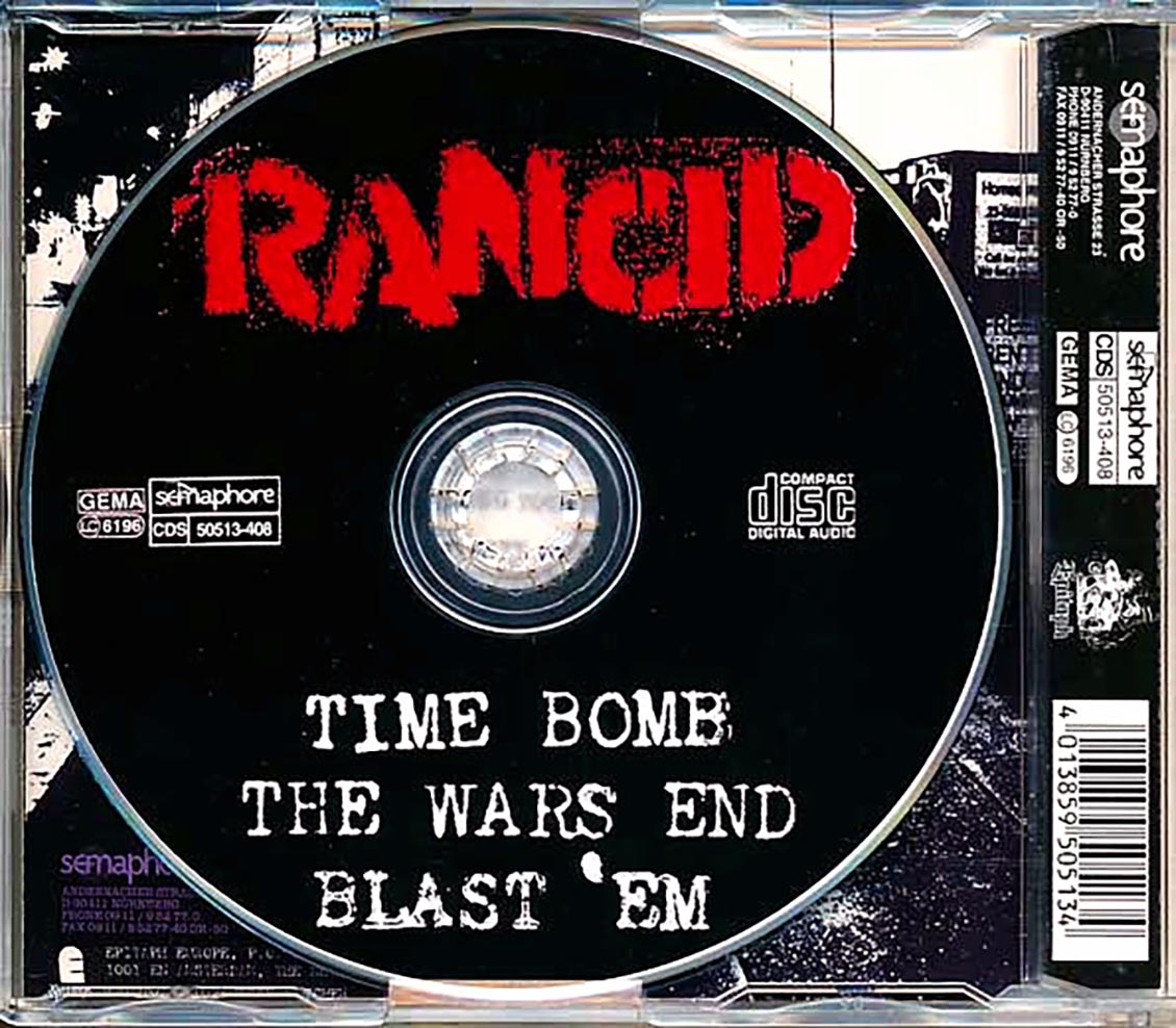 Rancid - Time Bomb - CD, CD