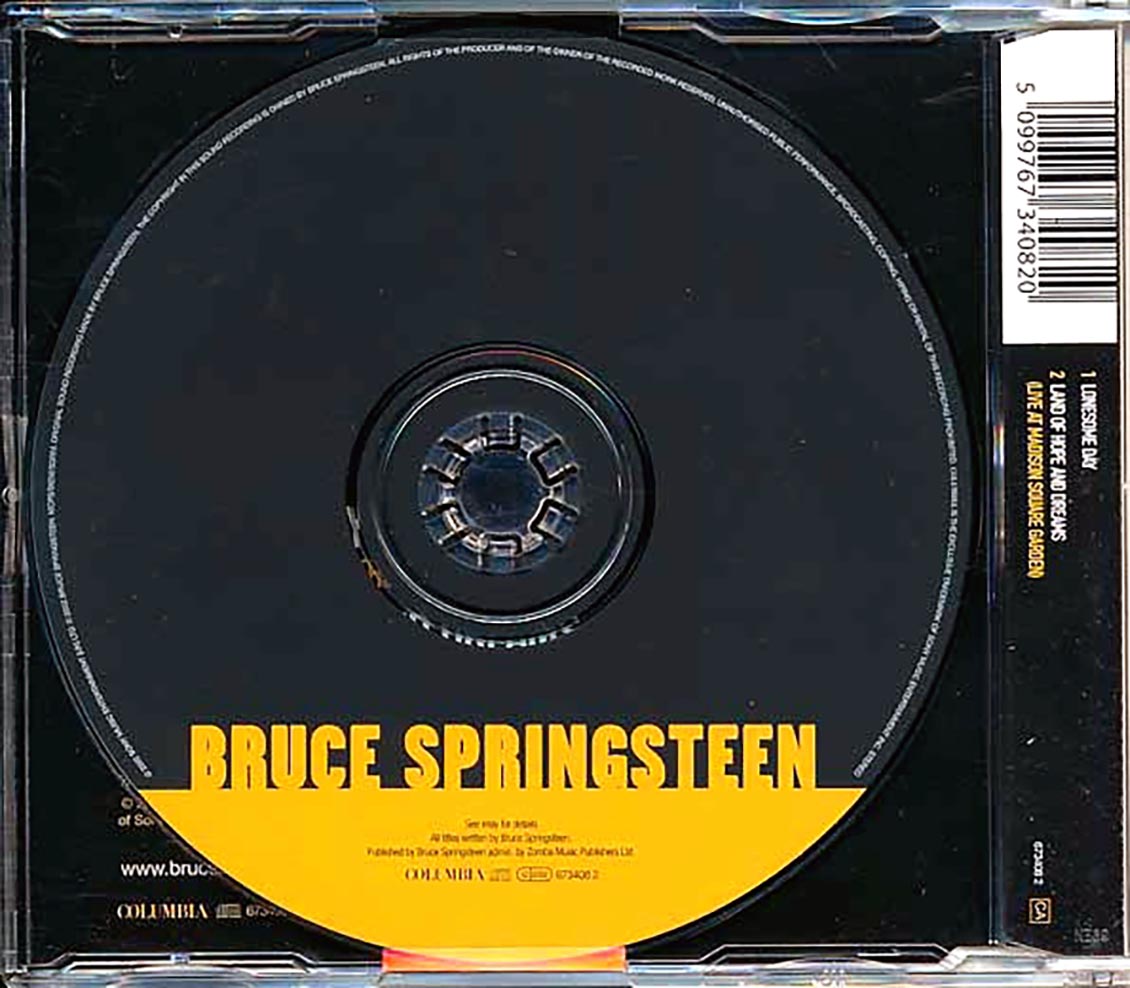 Bruce Springsteen - Lonesome Day - CD, CD