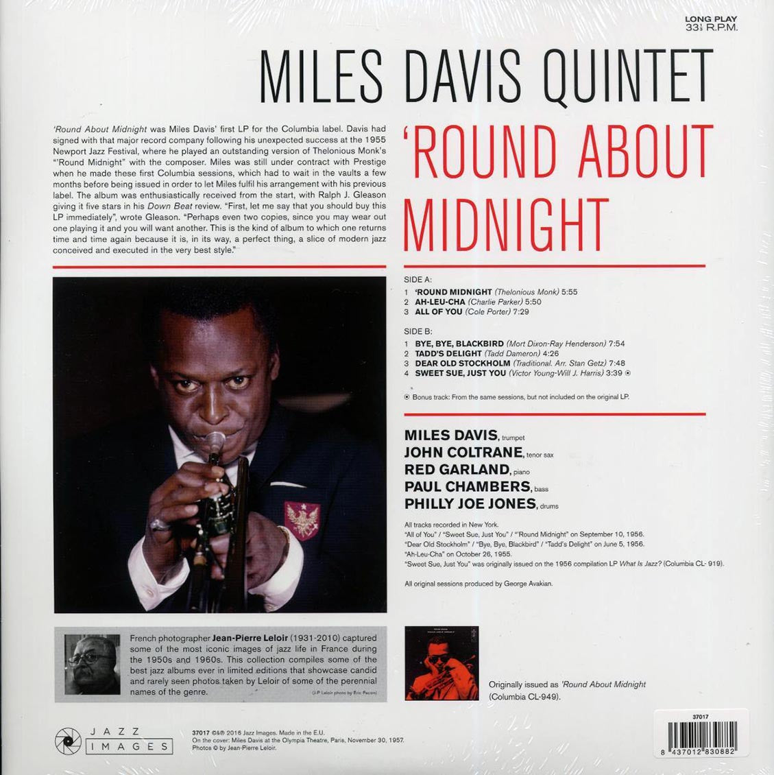 Miles Davis Quintet - Round About Midnight - Vinyl LP, LP