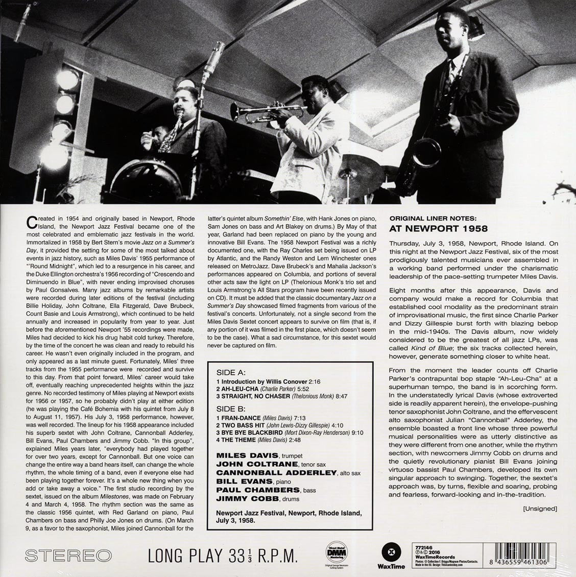 Miles Davis - Sextet At Newport 1958 - Vinyl LP, LP