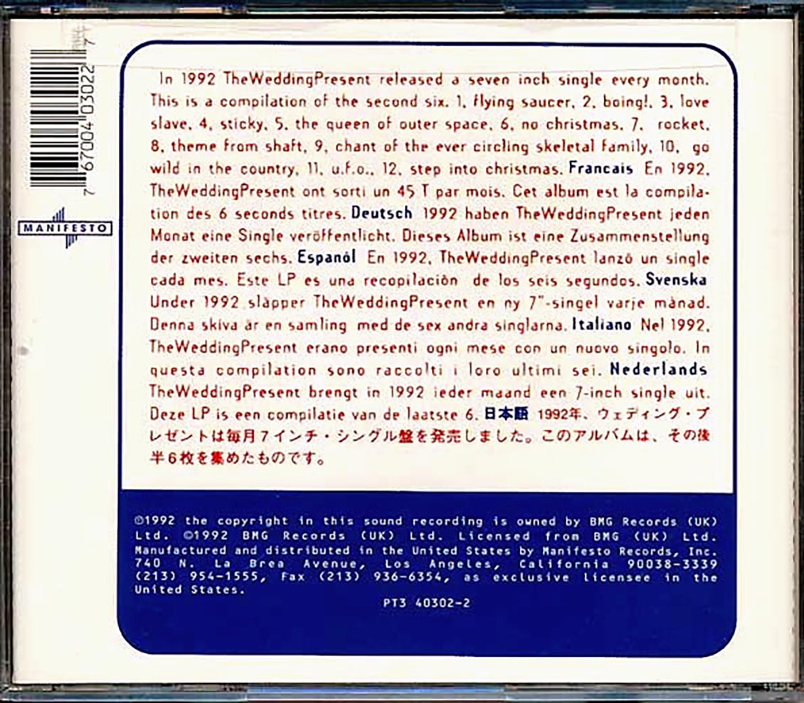 The Wedding Present - Hit Parade 2 - CD, CD