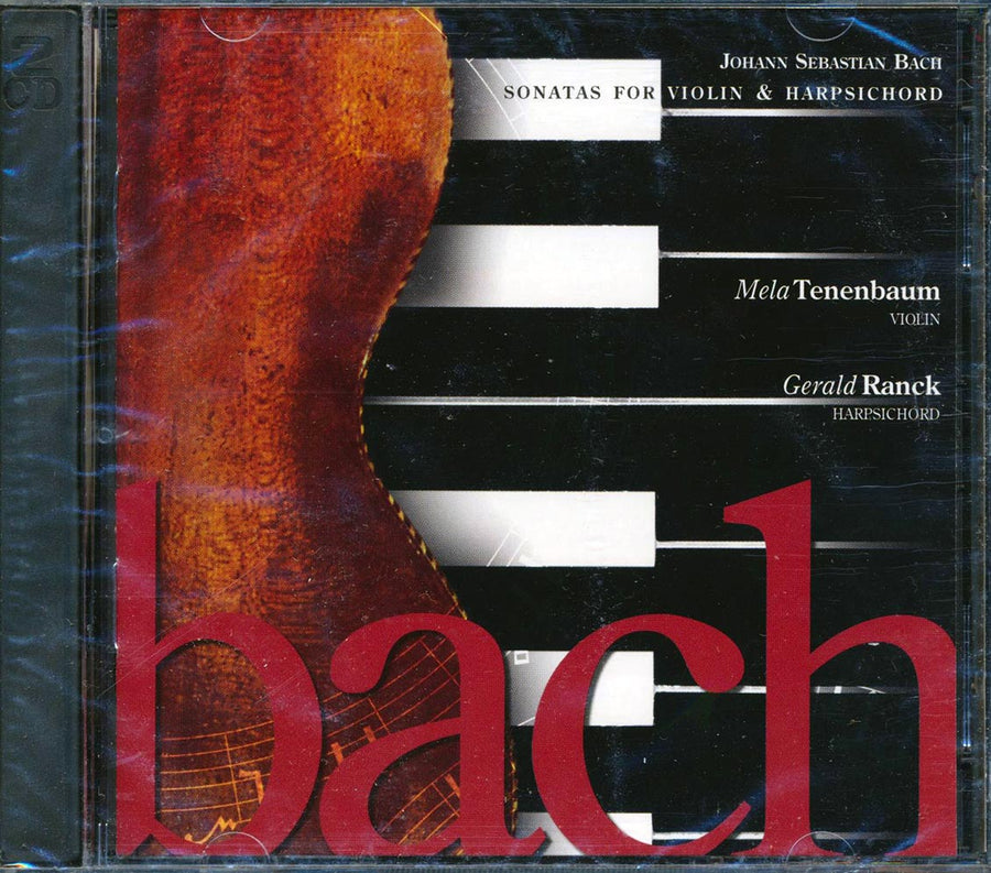 Johann Sebastian Bach, Mala Tenenbaum, Gerald Ranck - Sonatas For Violin And Harpischord (25 tracks) (2xCD) -- CD