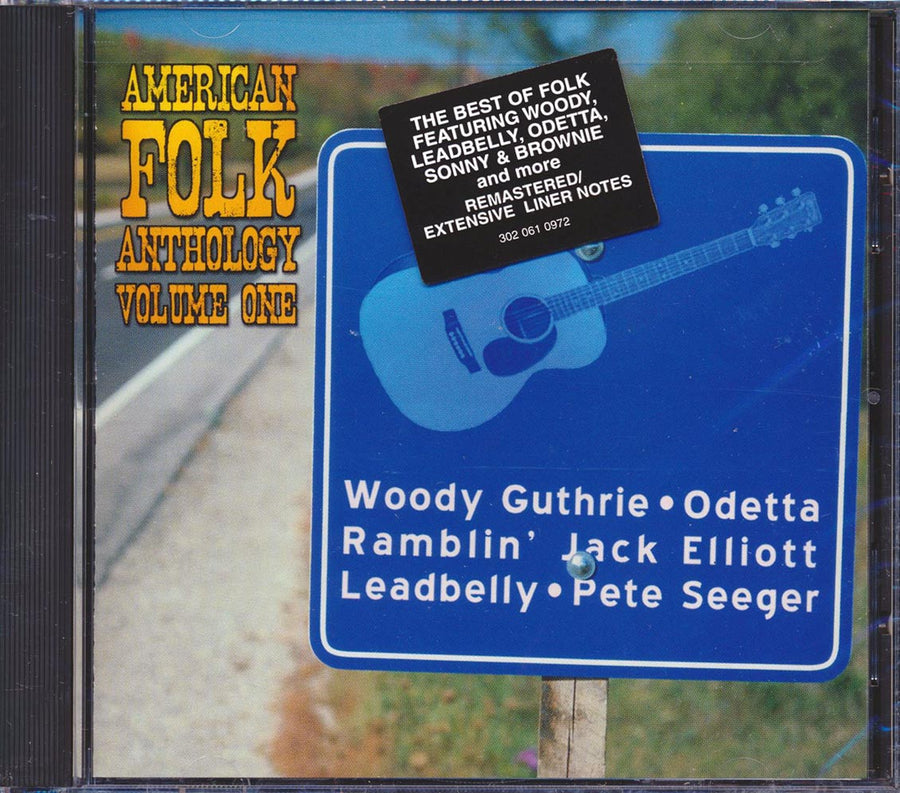 Woody Guthrie, Odetta, Ramblin' Jack Elliott, Leadbelly, Pete Seeger, Etc. - American Folk Anthology Volume 1 (incl. large booklet) (marked/ltd stock) (remastered) -- CD