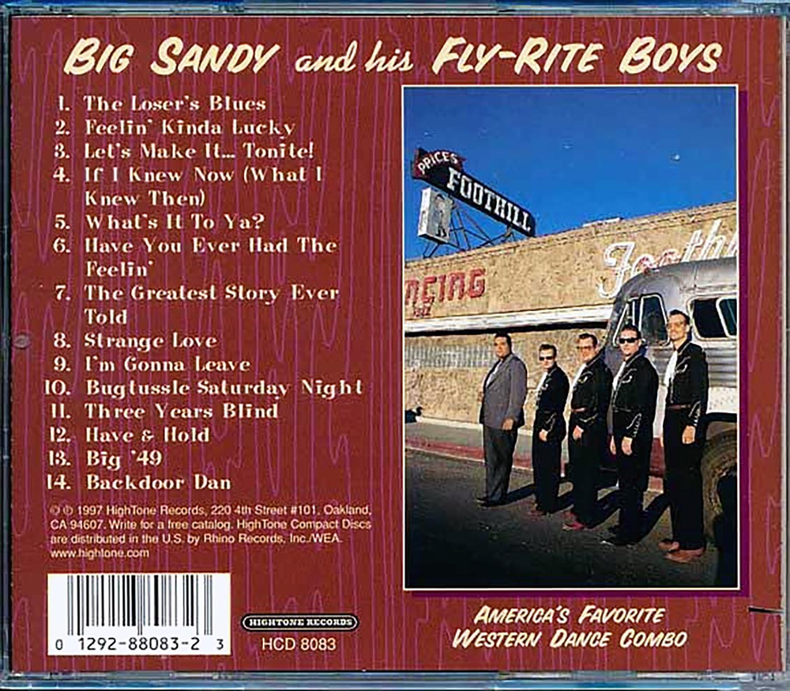 Big Sandy And His Fly-Rite Boys - Feelin' Kinda Lucky (marked/ltd stock) - CD, CD
