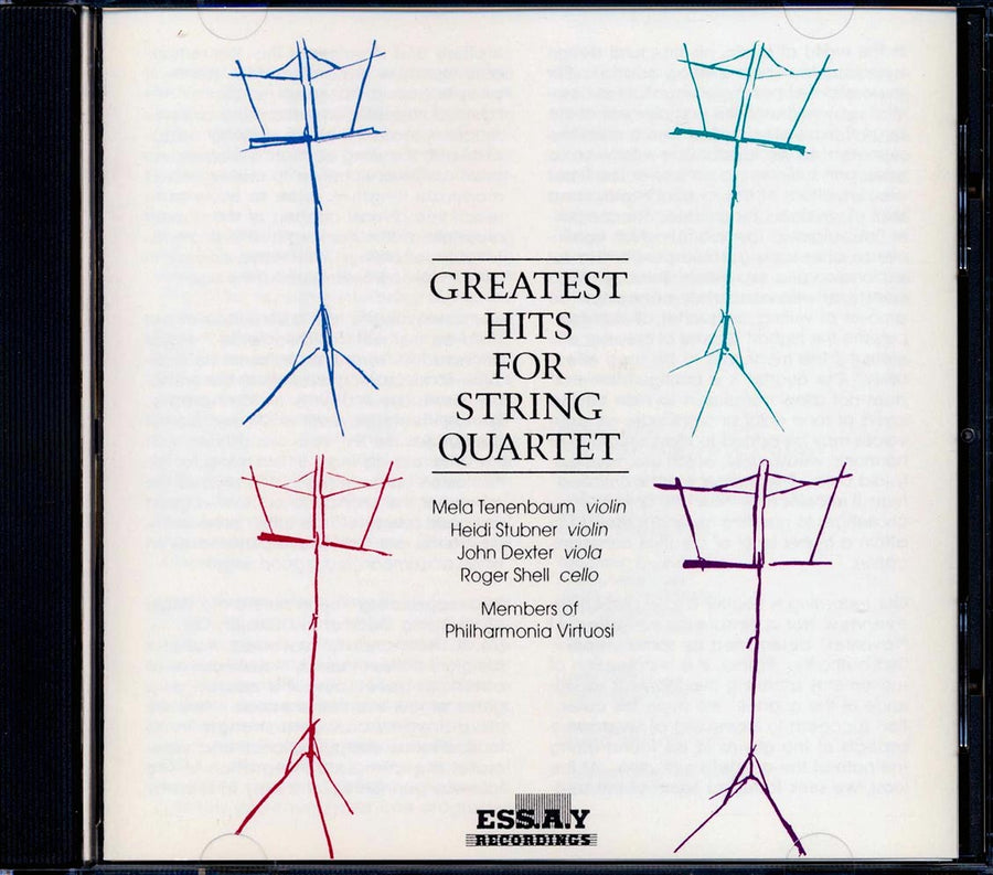 Various - Greatest Hits For String Quartet: Members Of Philharmonia Virtuosi -- CD