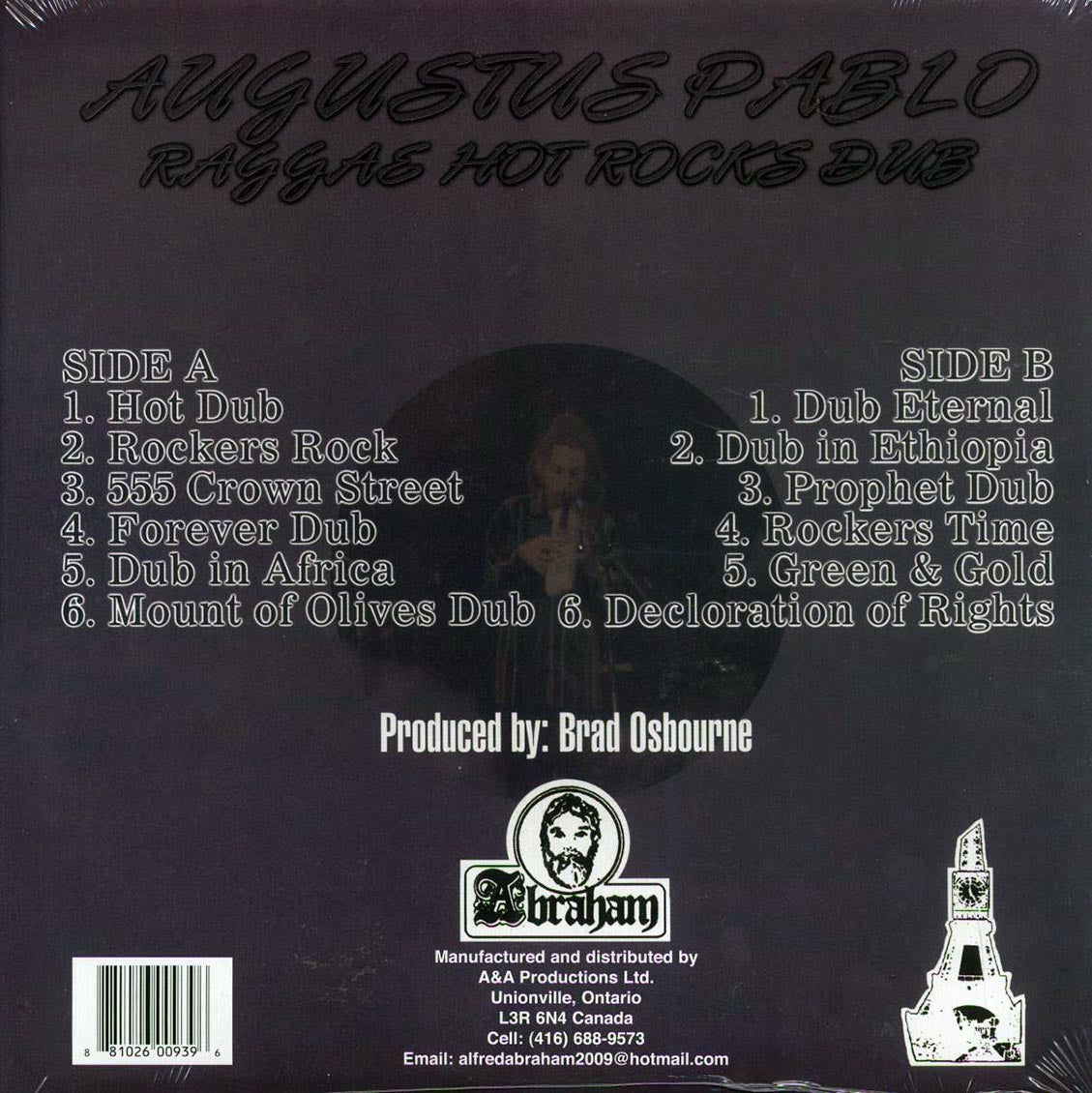 Augustus Pablo - Reggae Hot Rocks Dub - Vinyl LP, LP