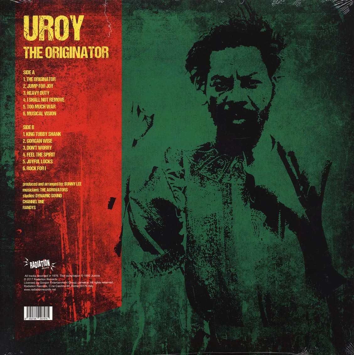 U Roy - The Originator - Vinyl LP, LP