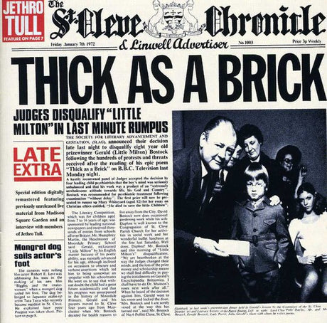 Thick As A Brick, Jethro Tull, CD