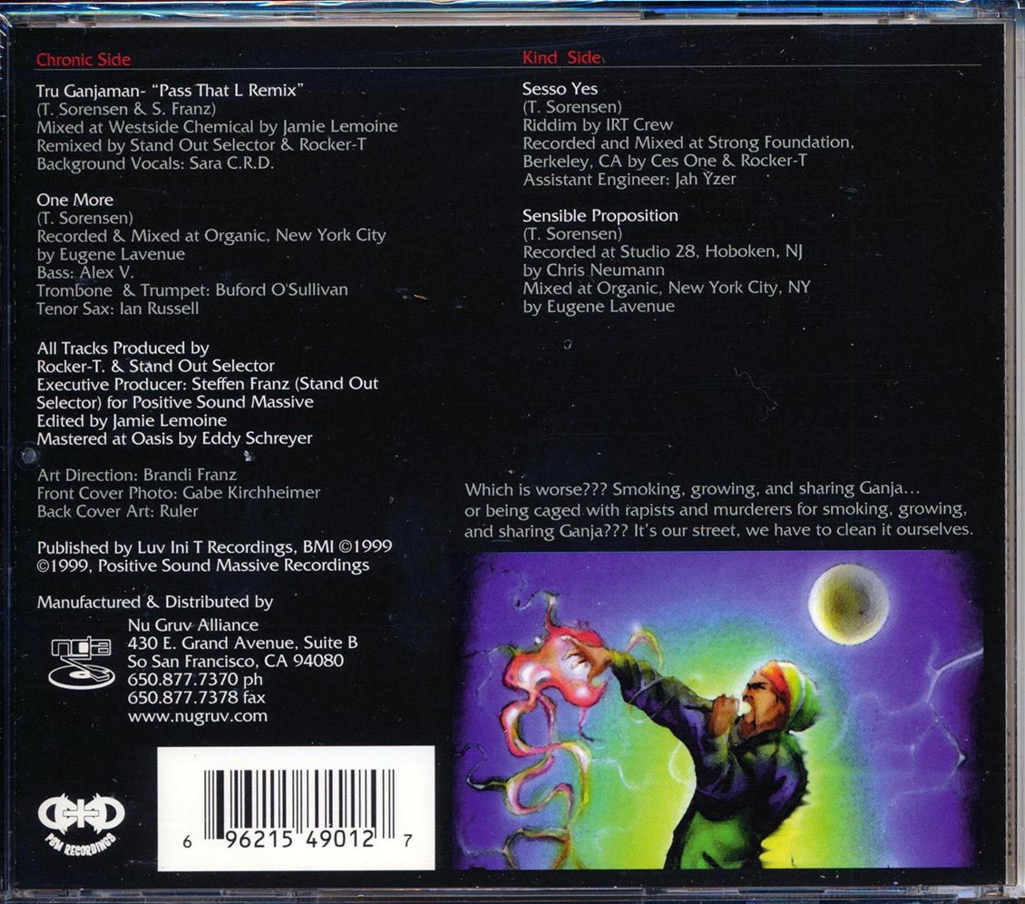 Rocker T - Tru Ganjaman (4 Tracks) - CD, CD