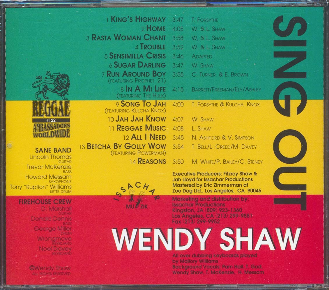 Wendy Shaw - Sing Out - CD, CD