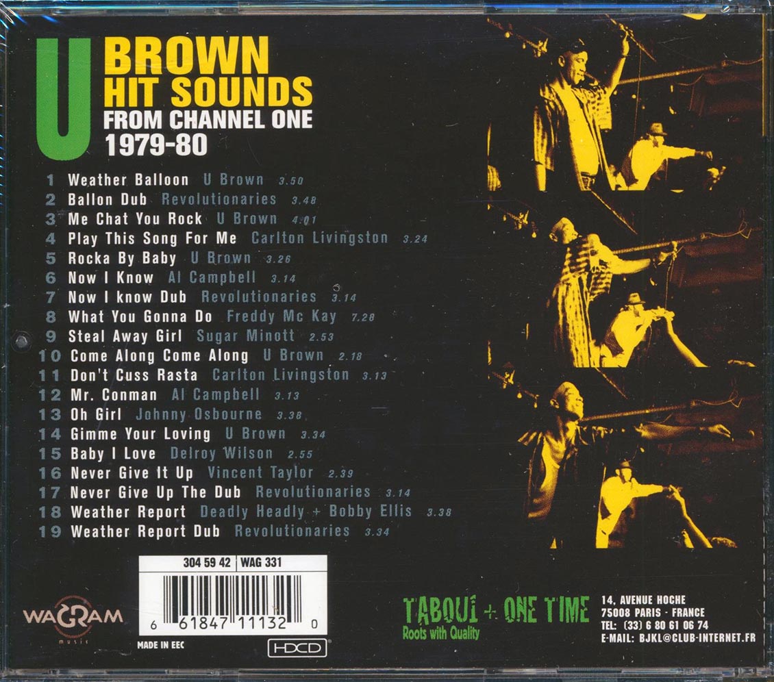 U Brown, Carlton Livingston, Al Campbell, Etc. - Hit Sounds From Channel One 1979-1980 - CD, CD