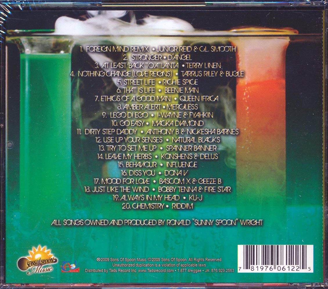 Jr. Reid, Tarrus Riley, Queen Ifrica, Etc. - Chemistry Riddim - CD, CD