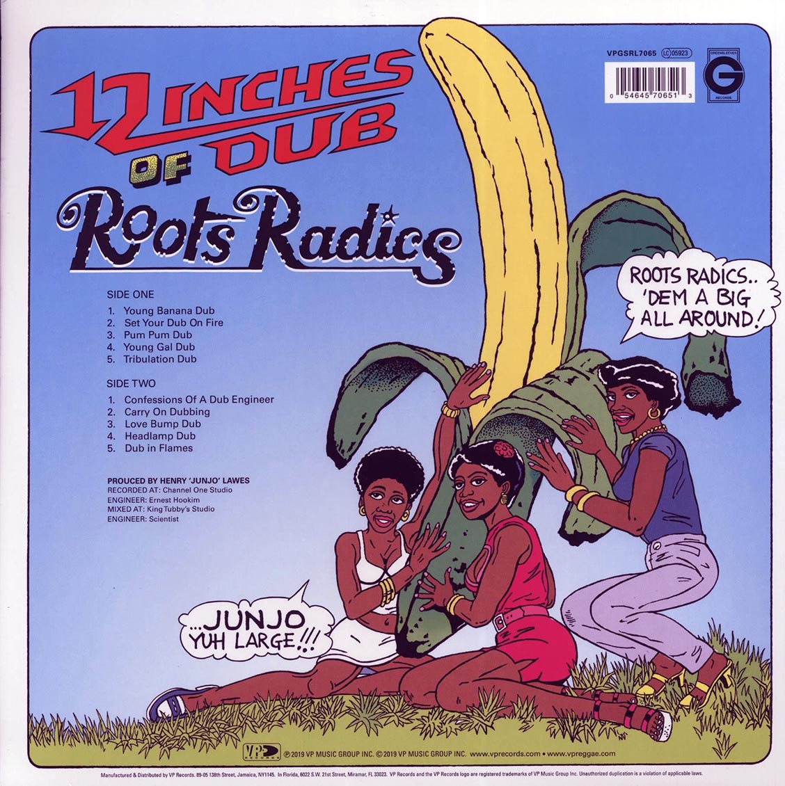 The Roots Radics - 12 Inches Of Dub (RSD 2019) (yellow vinyl) - Vinyl LP, LP