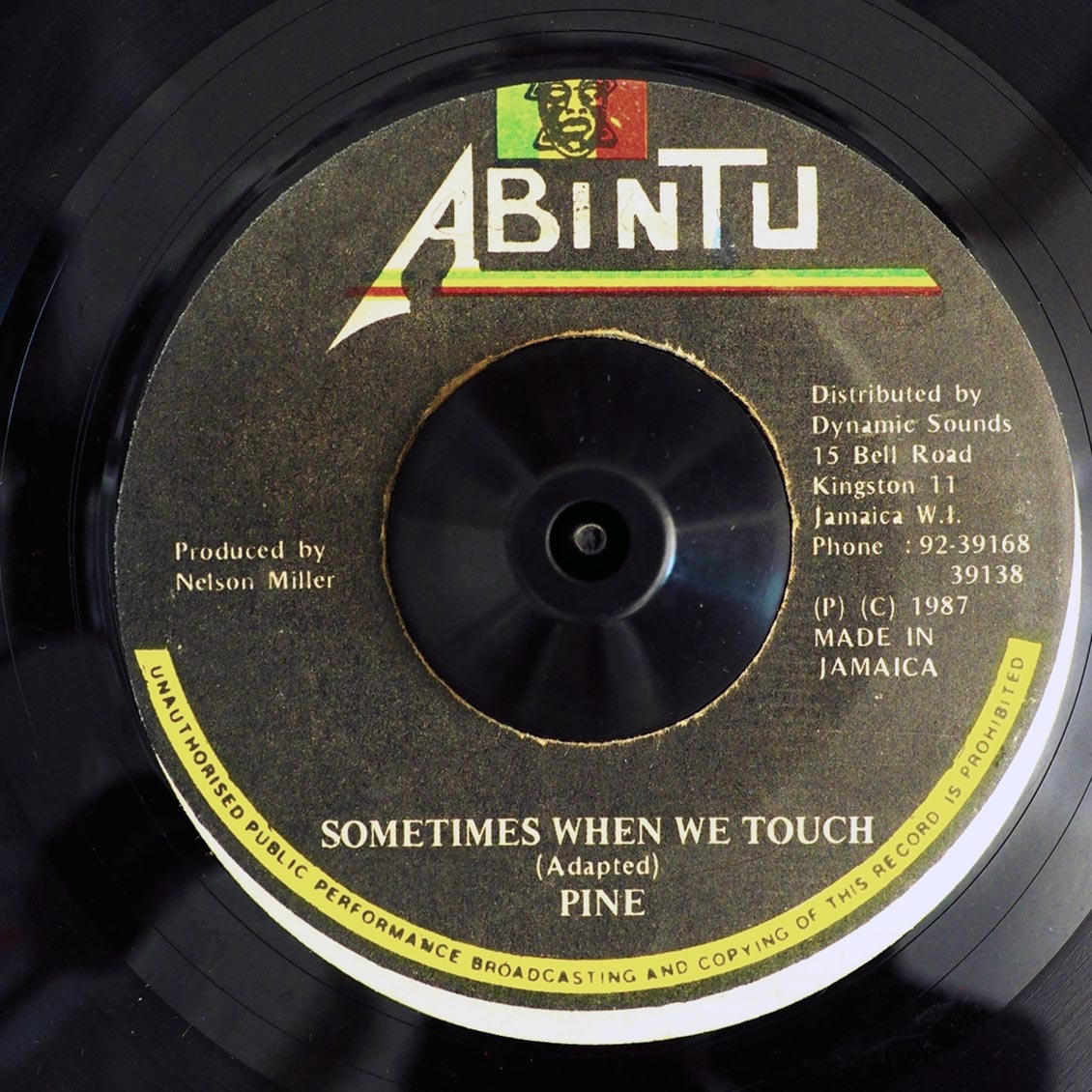 Pine - Sometimes When We Touch  /  Burnng Band - Version (orig. press) - 7"