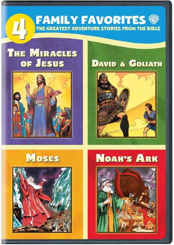 4 Family Favorites: Greatest Adventures Of Bible, 4 Family Favorites: Greatest Adventures Of Bible, DVD
