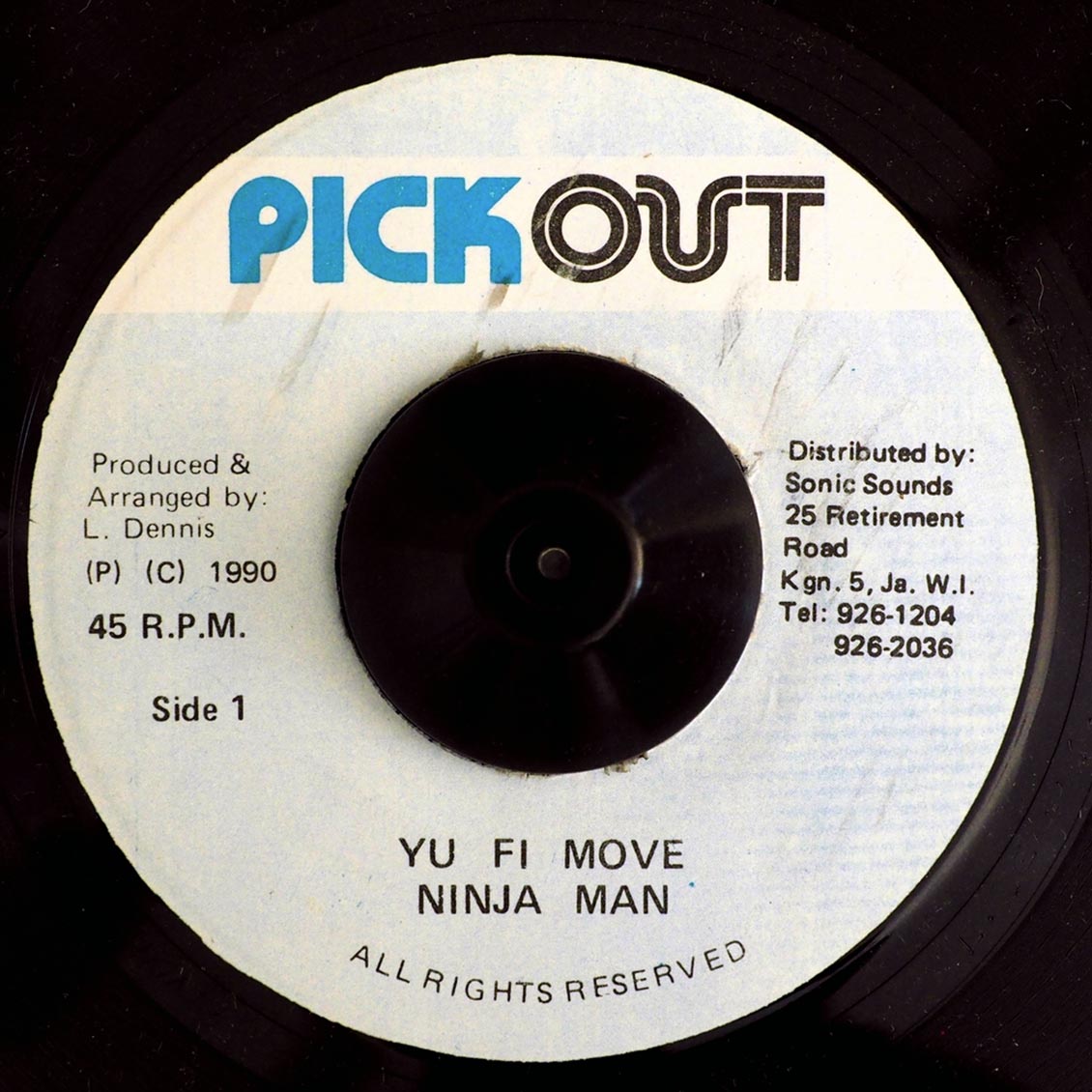 Ninja Man - Yu Fi Move  /  Version (orig. press) - 7"