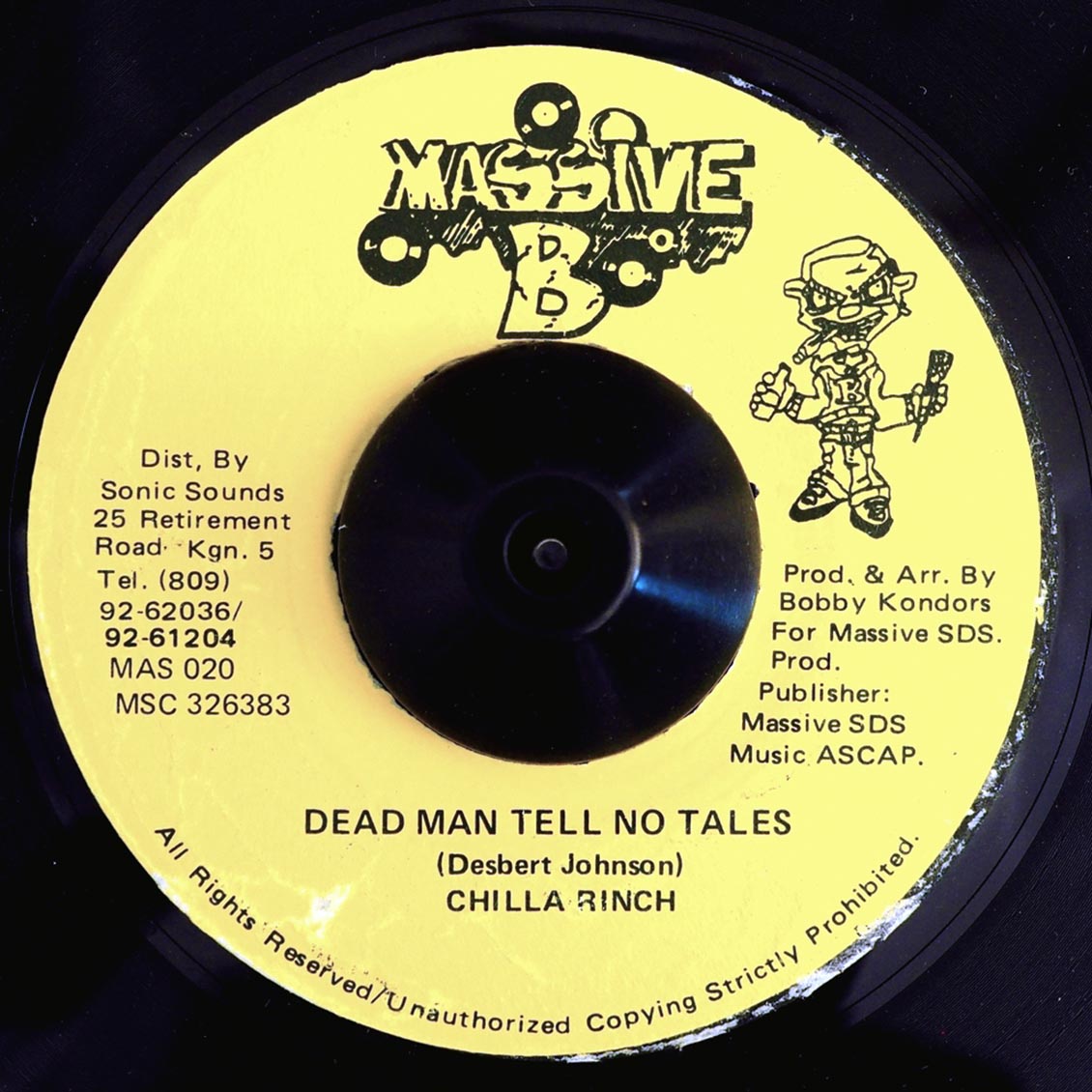 Chilla Wrench - Dead Man Tell No Tales  /  Version (rhythm: "Unmetered Taxi") (orig. press) - 7"