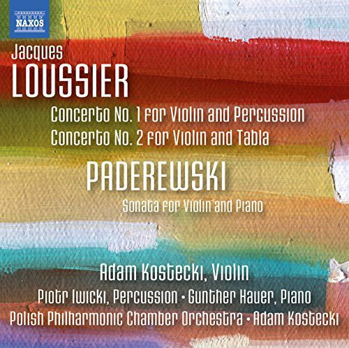 Violin Ctos 1 & 2 Sonata For Violin & Pno In -- Loussier / Paderewski, CD