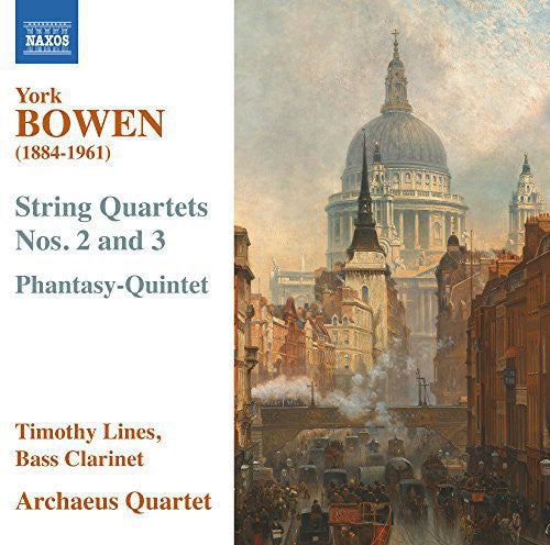 String QRTS 2 -3 & Phantasy-Quintet -- Bowen / Lines / Archaeus QRT, CD