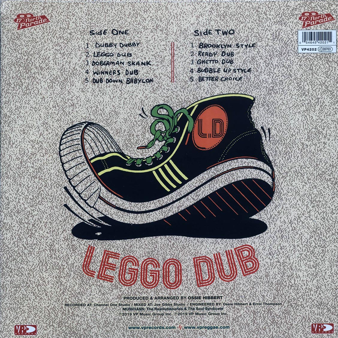 Ossie All-stars - Leggo Dub - Vinyl LP, LP