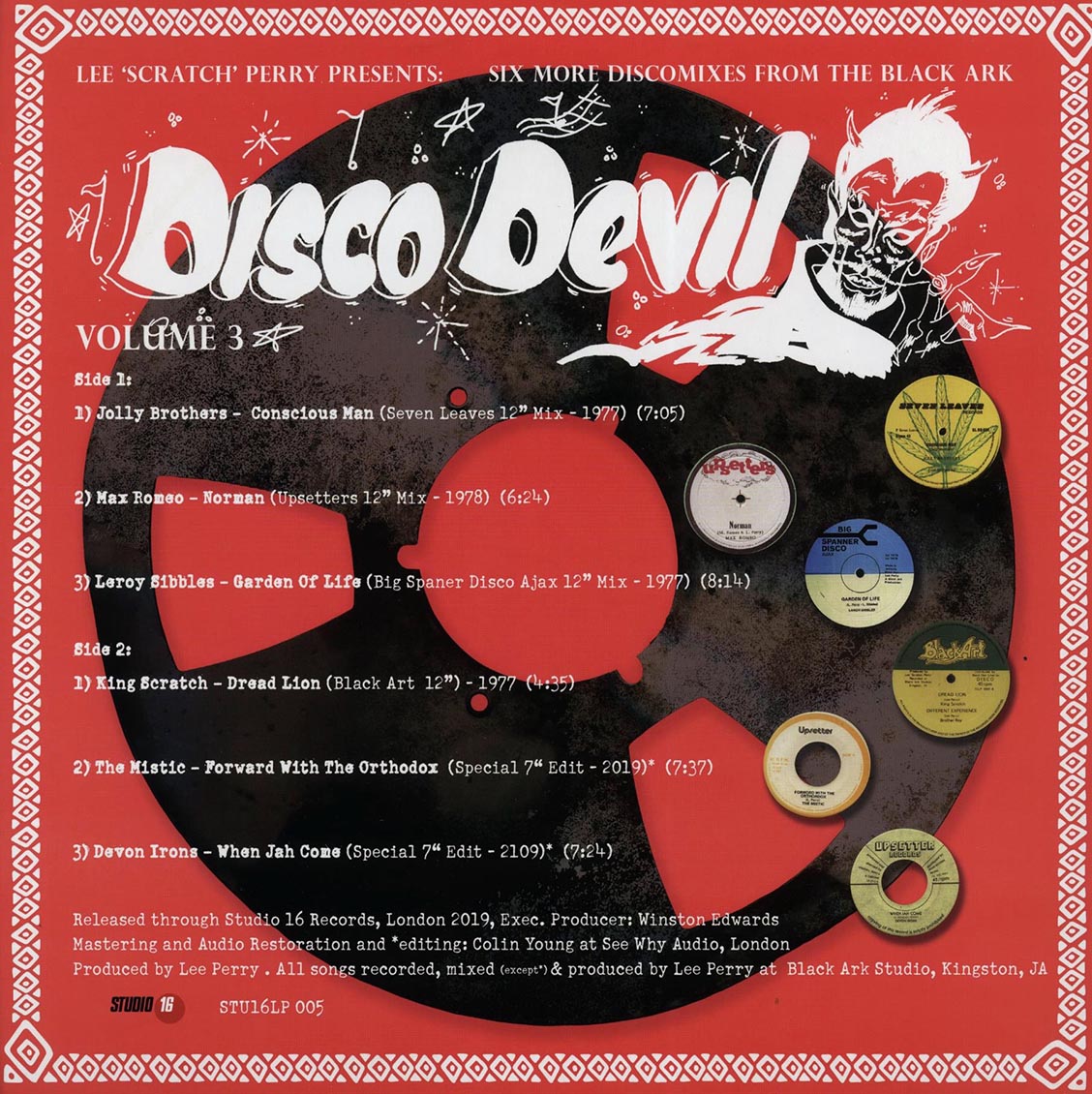 Lee Perry - Disco Devil Volume 3: Burning The Black Art - Vinyl LP, LP