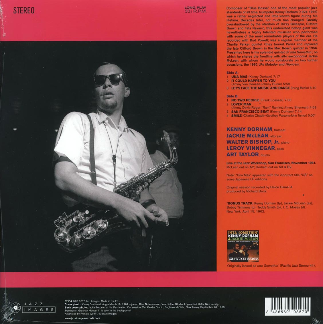 Kenny Dorham - Ina Somethin' (+ 2 bonus tracks) (ltd. ed.) (180g) - Vinyl LP, LP