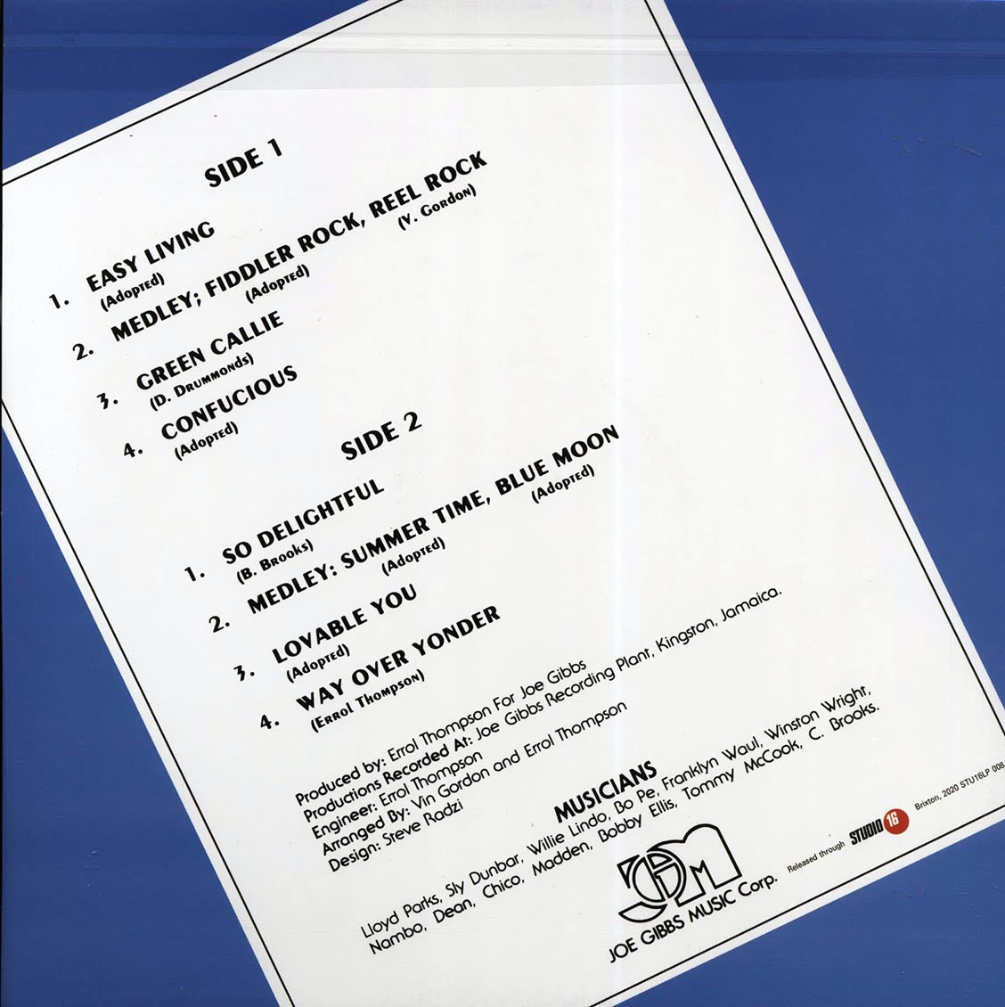 Vin Gordon - Way Over Yonder - Vinyl LP, LP