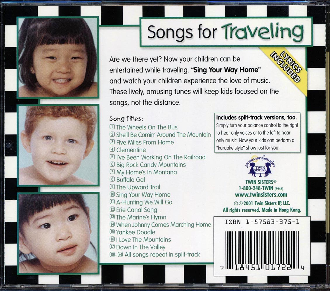Twin Sisters - Songs For Traveling - CD, CD