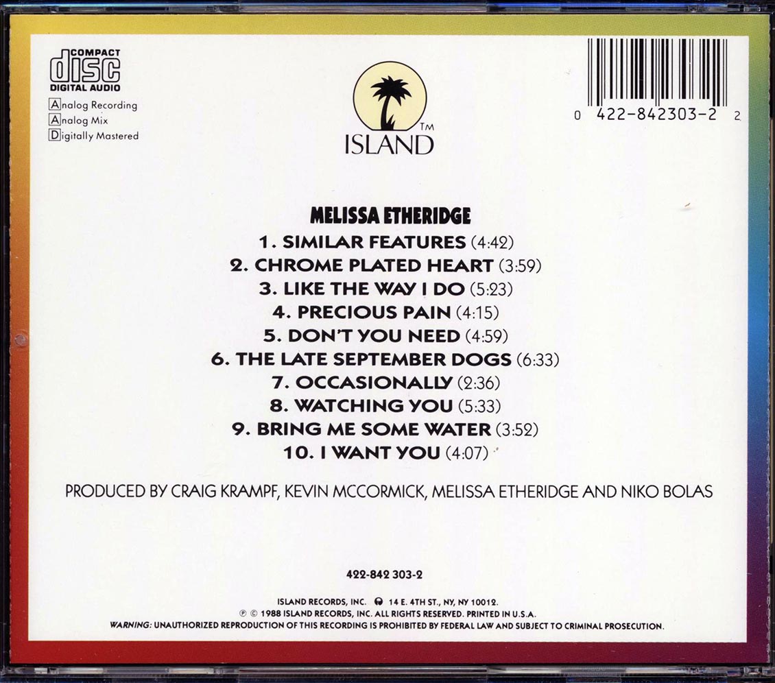 Melissa Etheridge - Melissa Etheridge - CD, CD