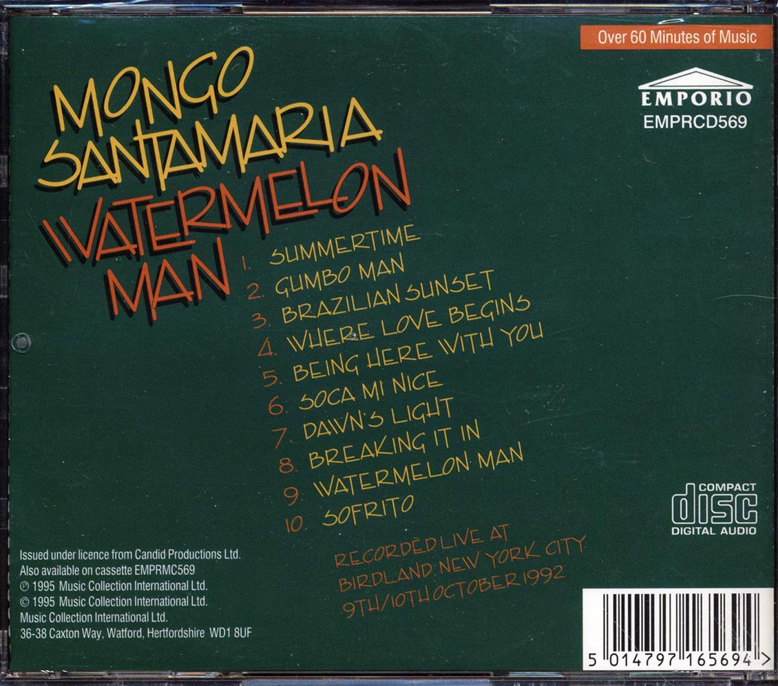 Mongo Santamaria - Watermelon Man - CD, CD