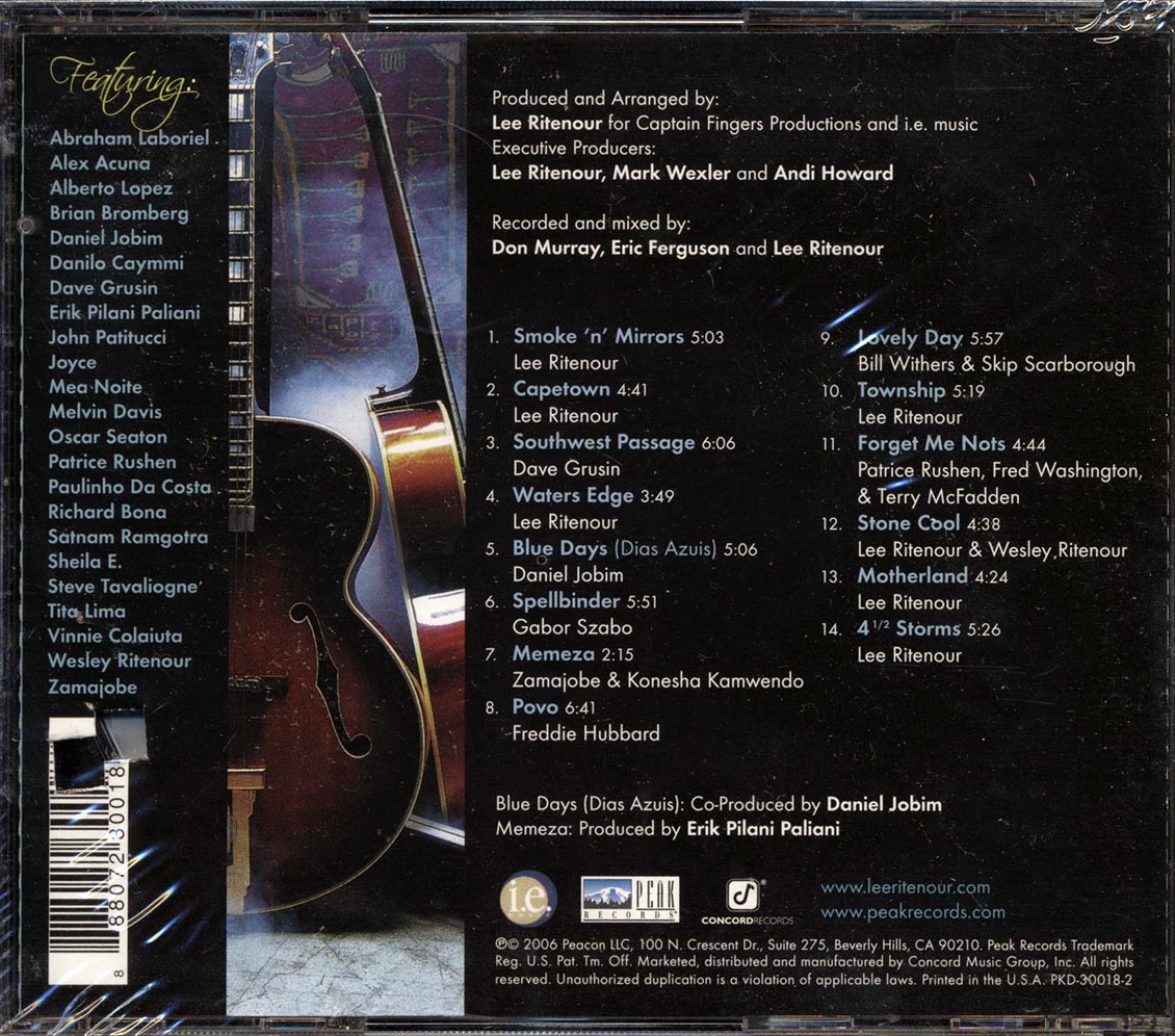Lee Ritenour - Smoke N Mirrors (marked/ltd stock) - CD, CD