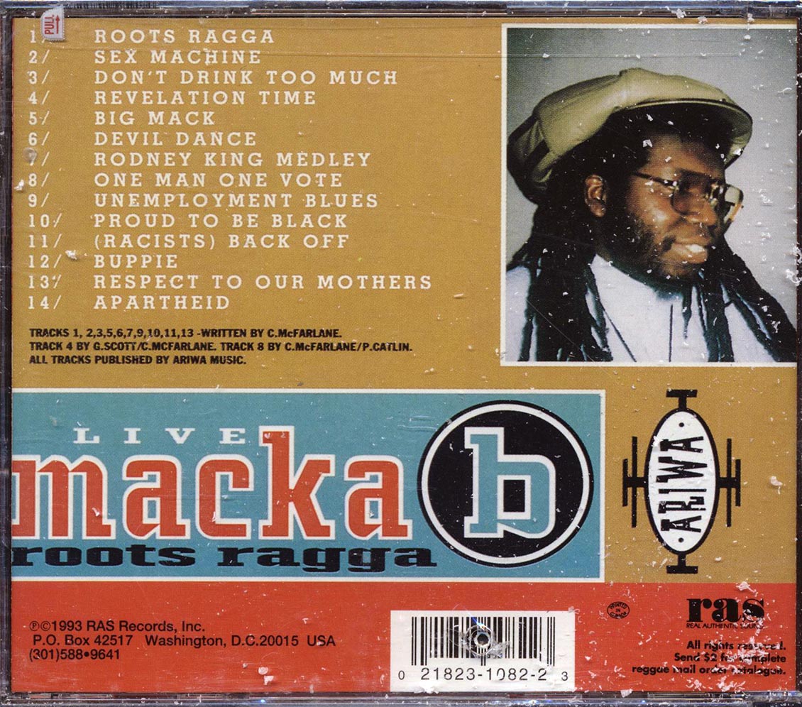 Macka B - Roots Ragga: Recorded Live In Concert At Spain, Germany And Japan (marked/ltd stock) - CD, CD