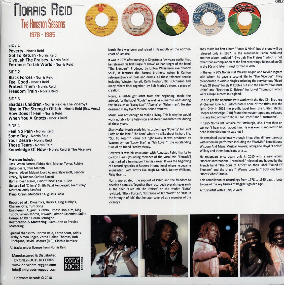 Norris Reid - The Kingston Sessions 1978-1985 (2xLP) - Vinyl LP, LP