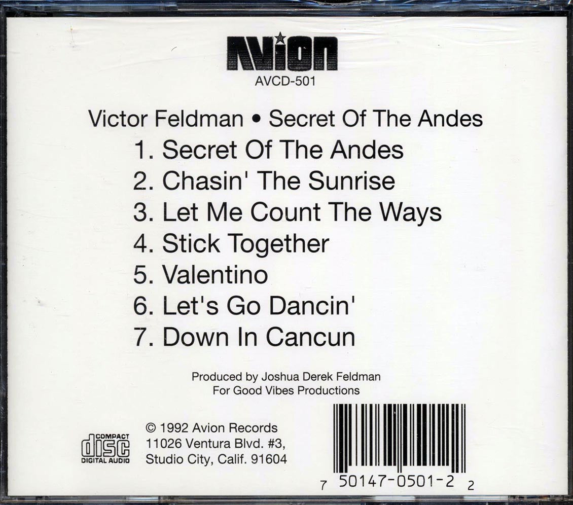 Victor Feldman - Secret Of The Andes - CD, CD