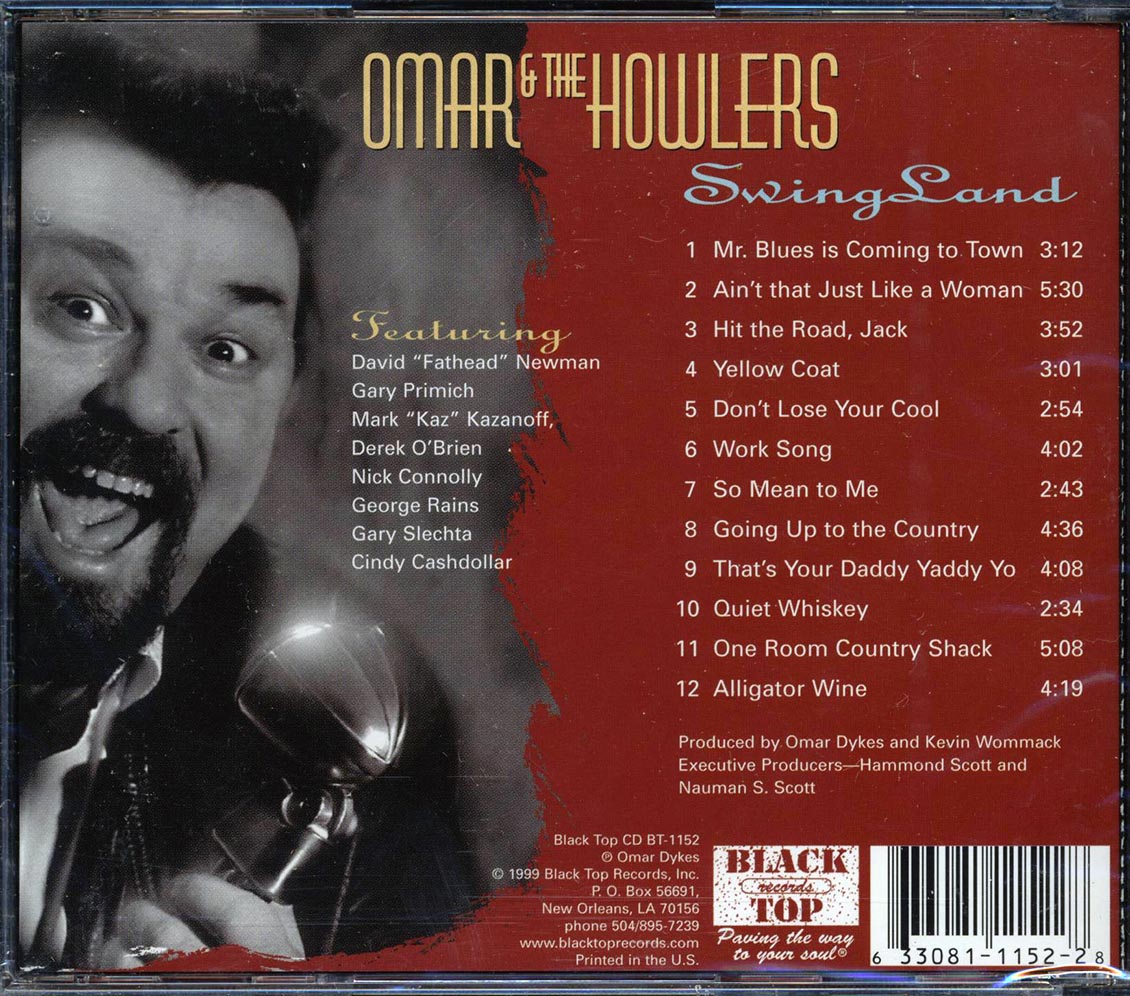 Omar & The Howlers - Swingland - CD, CD