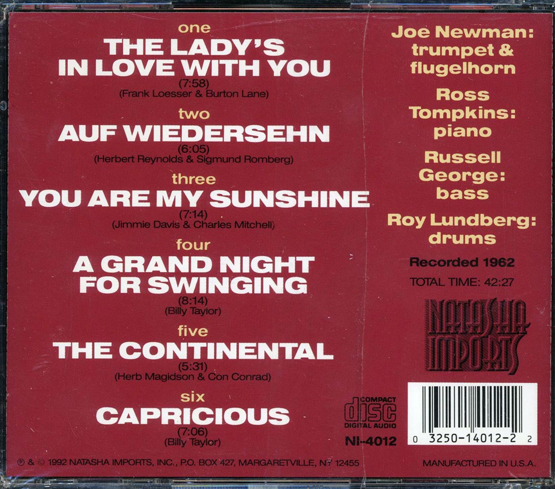 Joe Newman - A Grand Night For Swinging - CD, CD