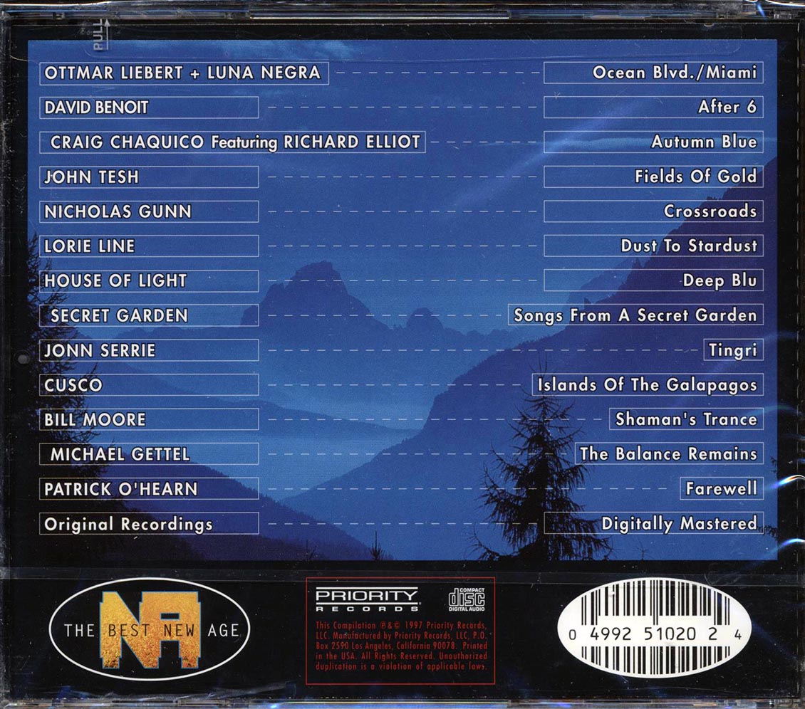 David Benoit, Ottmar Liebert, John Tesh, Etc. - The Best Of New Age Volume 1 - CD, CD