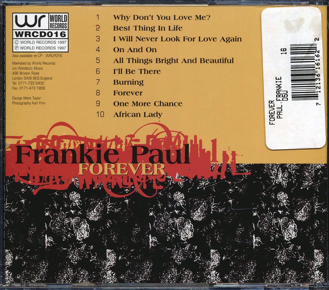 Frankie Paul - Forever - CD, CD