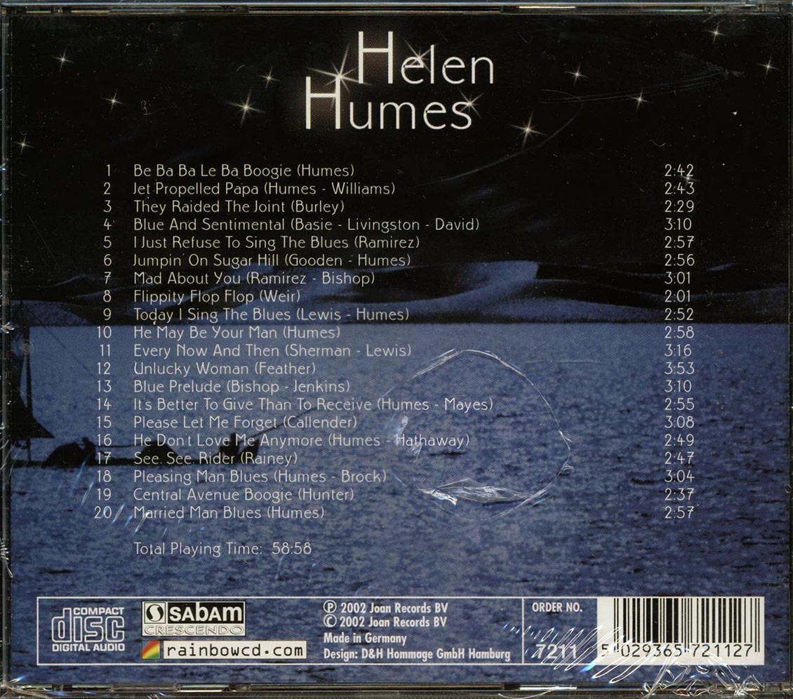 Helen Humes - Helen Humes (20 tracks) - CD, CD