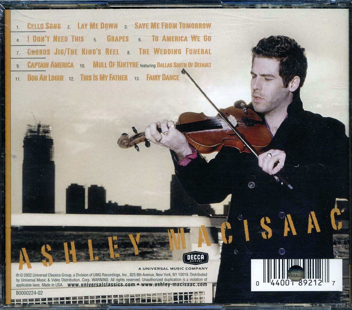 Ashley Macisaac - Ashley Macisaac (promo) (marked/ltd stock) - CD, CD