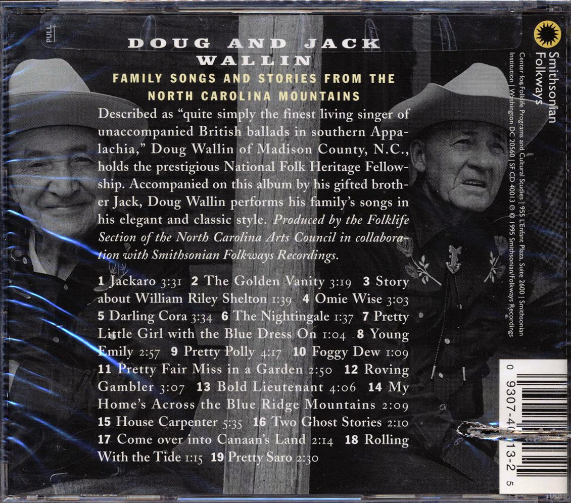 Doug Wallin, Jack Wallin - Family Songs And Stories From The North Carolina Mountains (marked/ltd stock) - CD, CD
