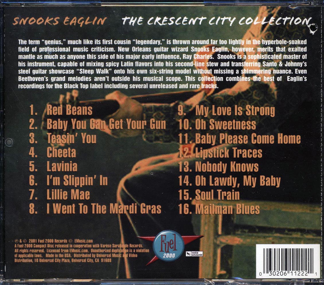 Snooks Eaglin - The Crescent City Collection - CD, CD
